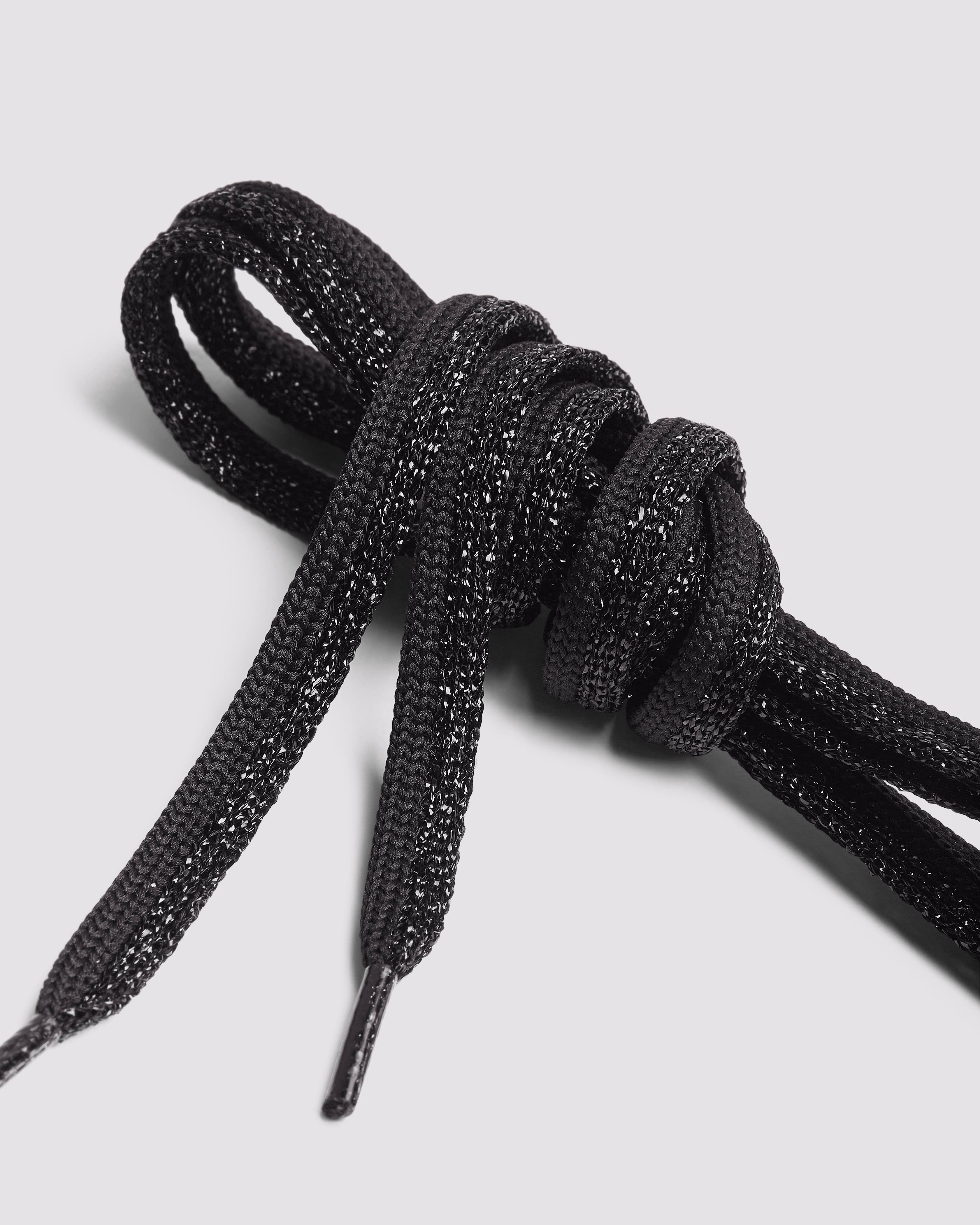 Shoelaces Black Glitter - Image 2