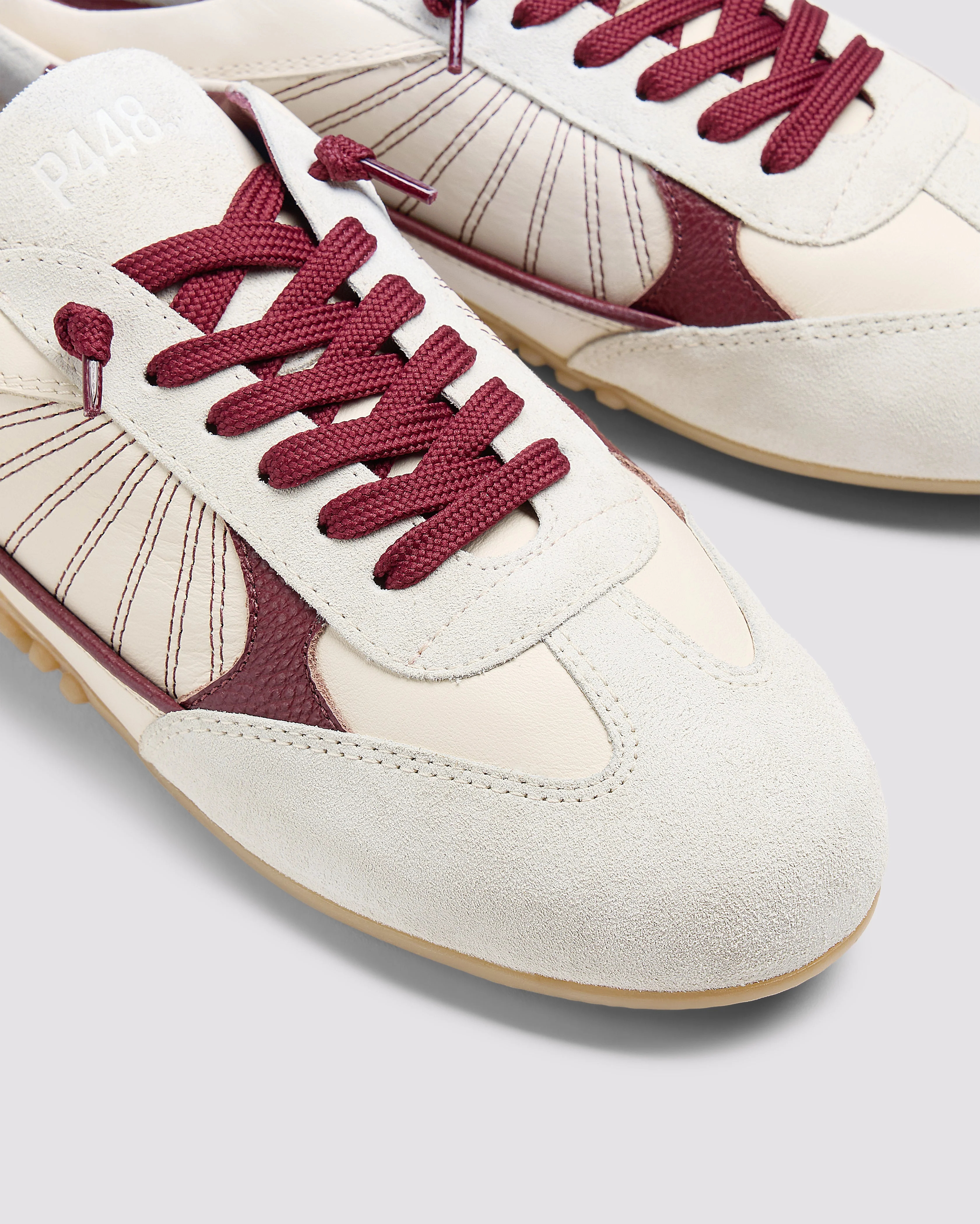 Lisbon Cream - Maroon - Image 7